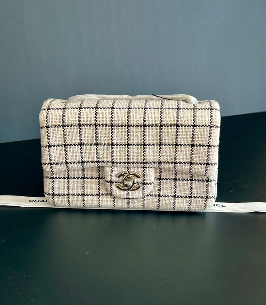 Chanel Velvet Double Flap Bag