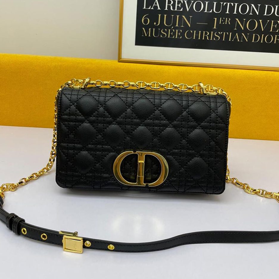 Christian Dior Large Caro Handbag - Elegant Collection in 5 Stunning Colors
