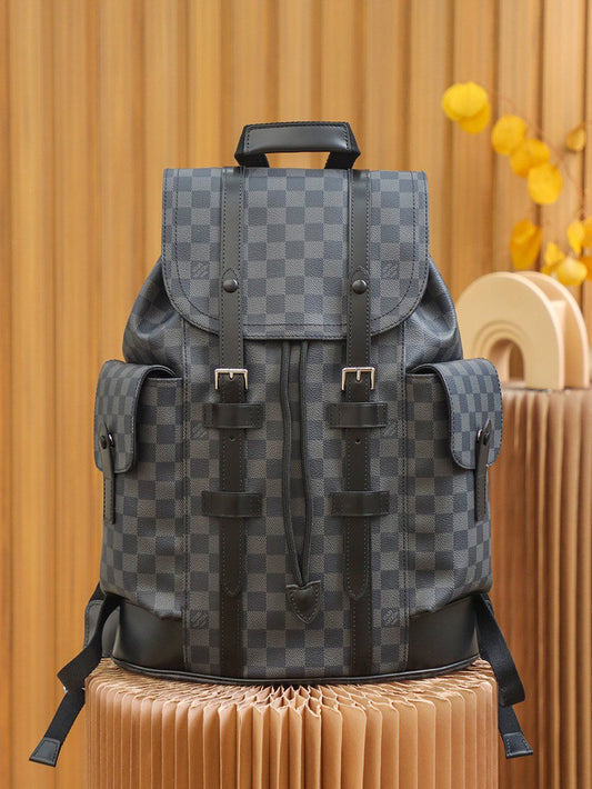 Louis Vuitton - Christopher Noir Monogram Macassar Canvas