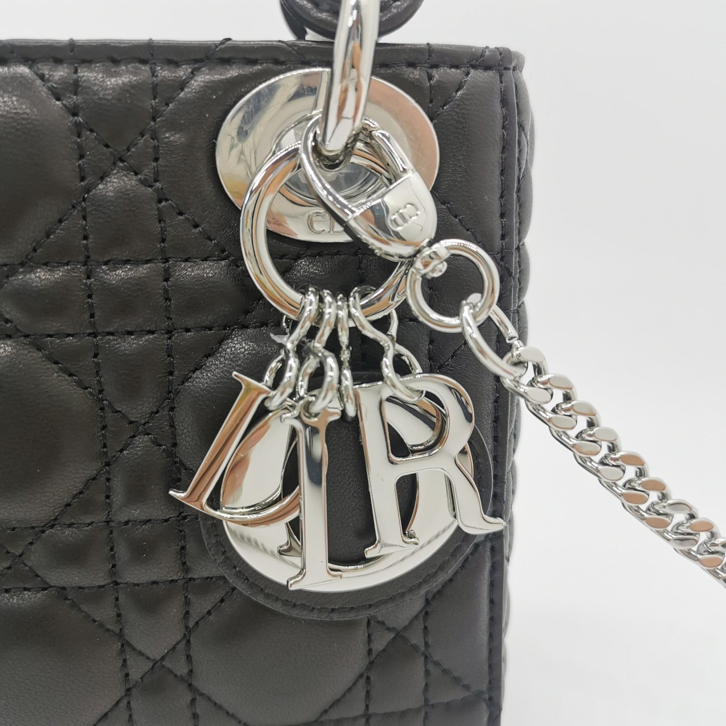 Mini Lady Dior Black Leather Bag โ Timeless Elegance in a Chic Package