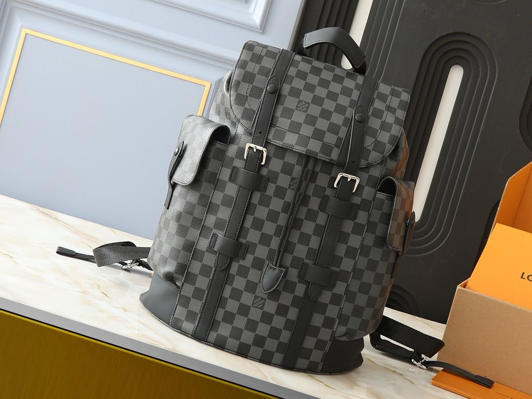 Louis Vuitton - Christopher Noir Monogram Macassar Canvas
