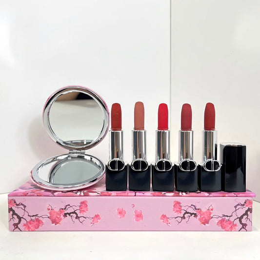 Dior Lipstick 5-Piece Set – 5 Unique Shades, 5 Exquisite Box Designs