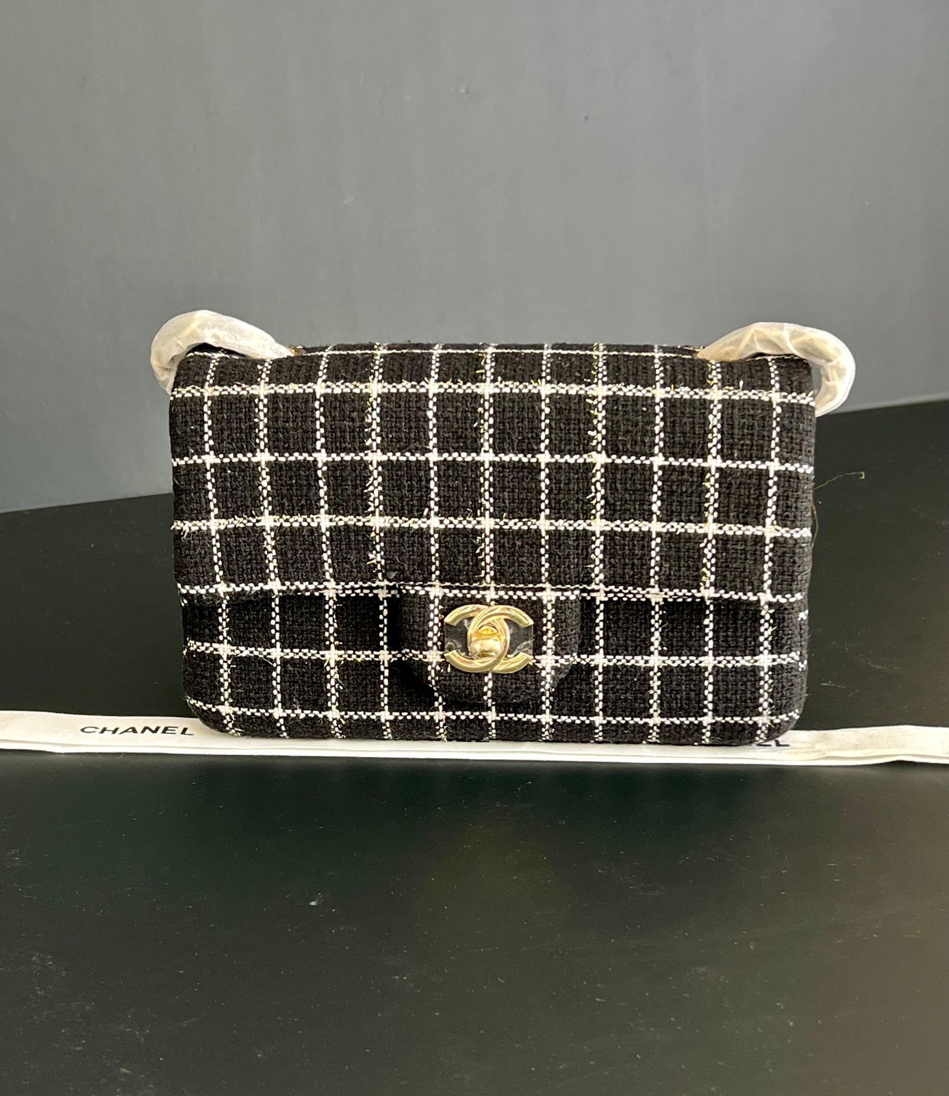 Chanel Velvet Double Flap Bag