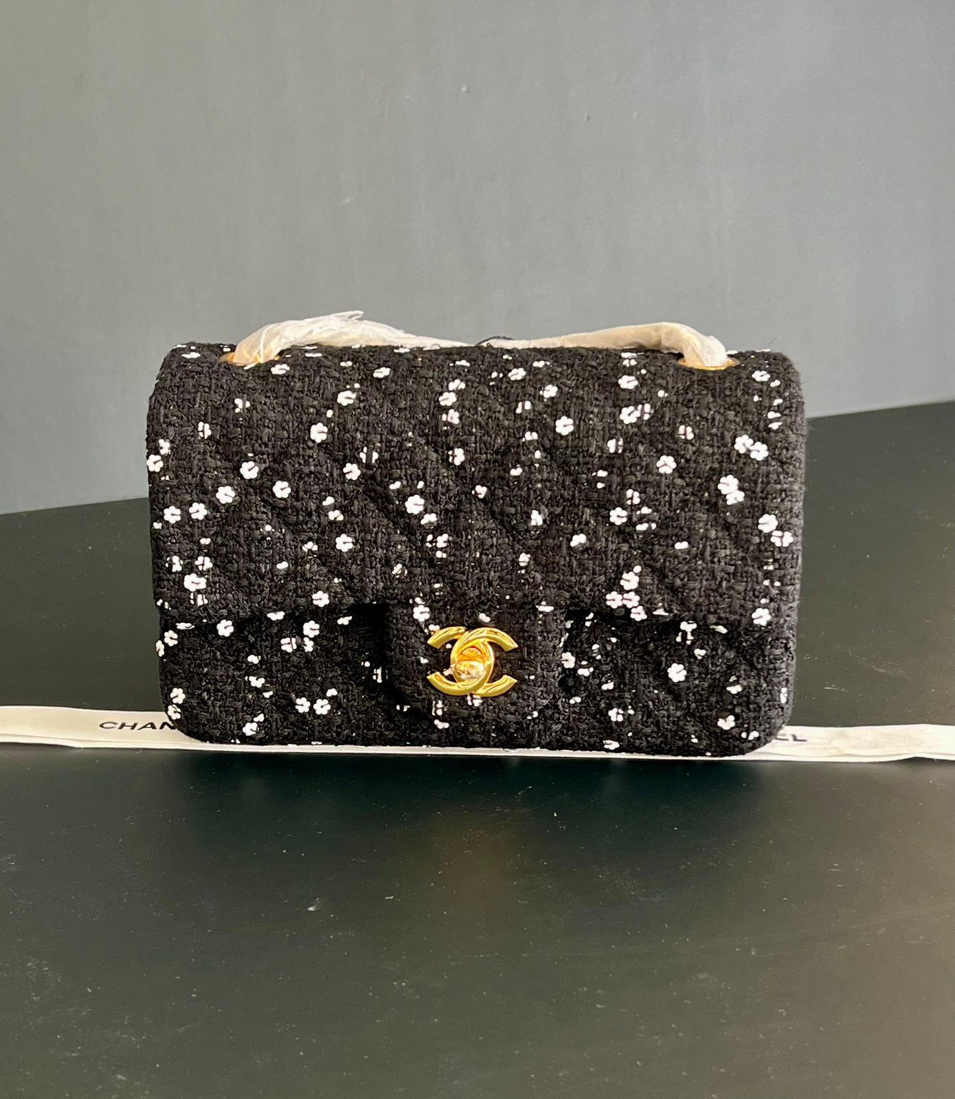 Chanel Velvet Double Flap Bag