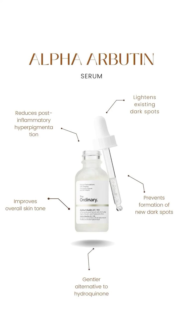 The Ordinary Alpha Arbutin 2% + HA Serum to reduce Dark Spots & Pigmentation