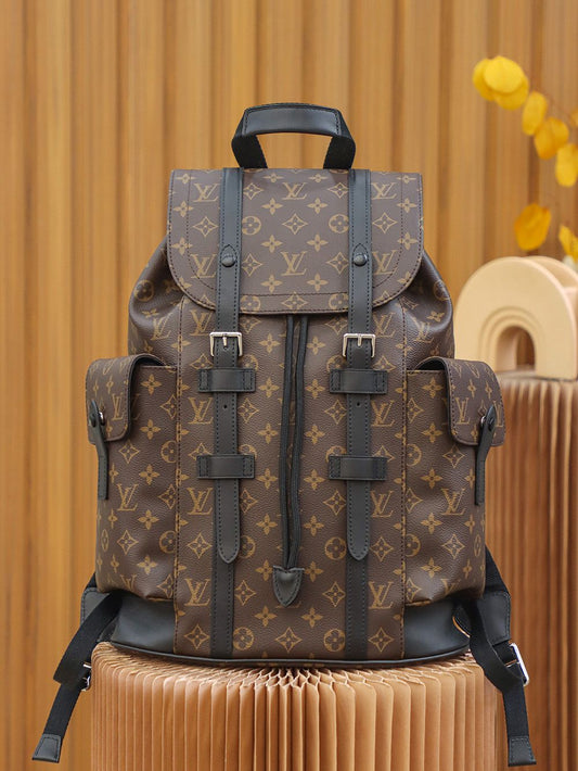 Louis Vuitton - Christopher Noir Monogram Macassar Canvas