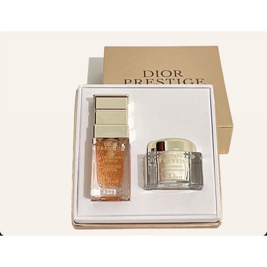 DIOR Prestige Le Huile De Rose Serum 5ml & LA Creme Texture Essentielle